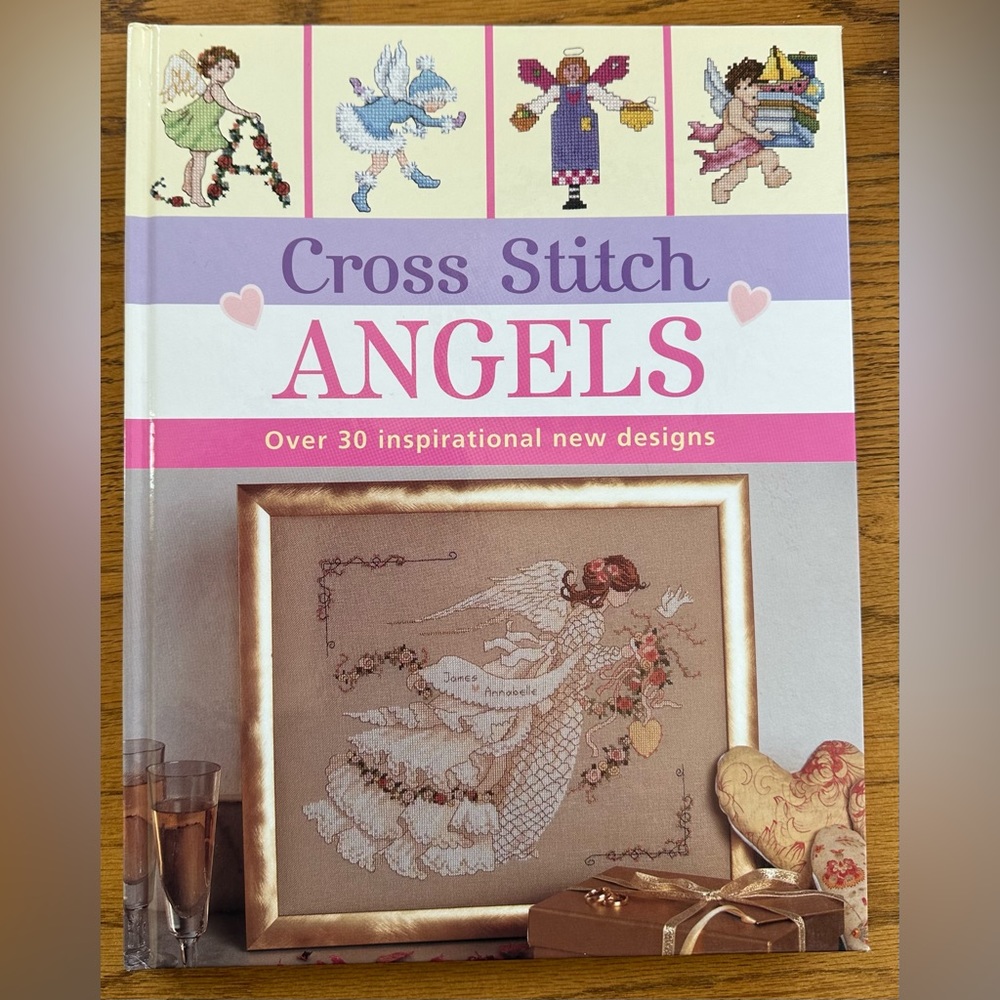 Cross Stitch Angels hardcover book 2004